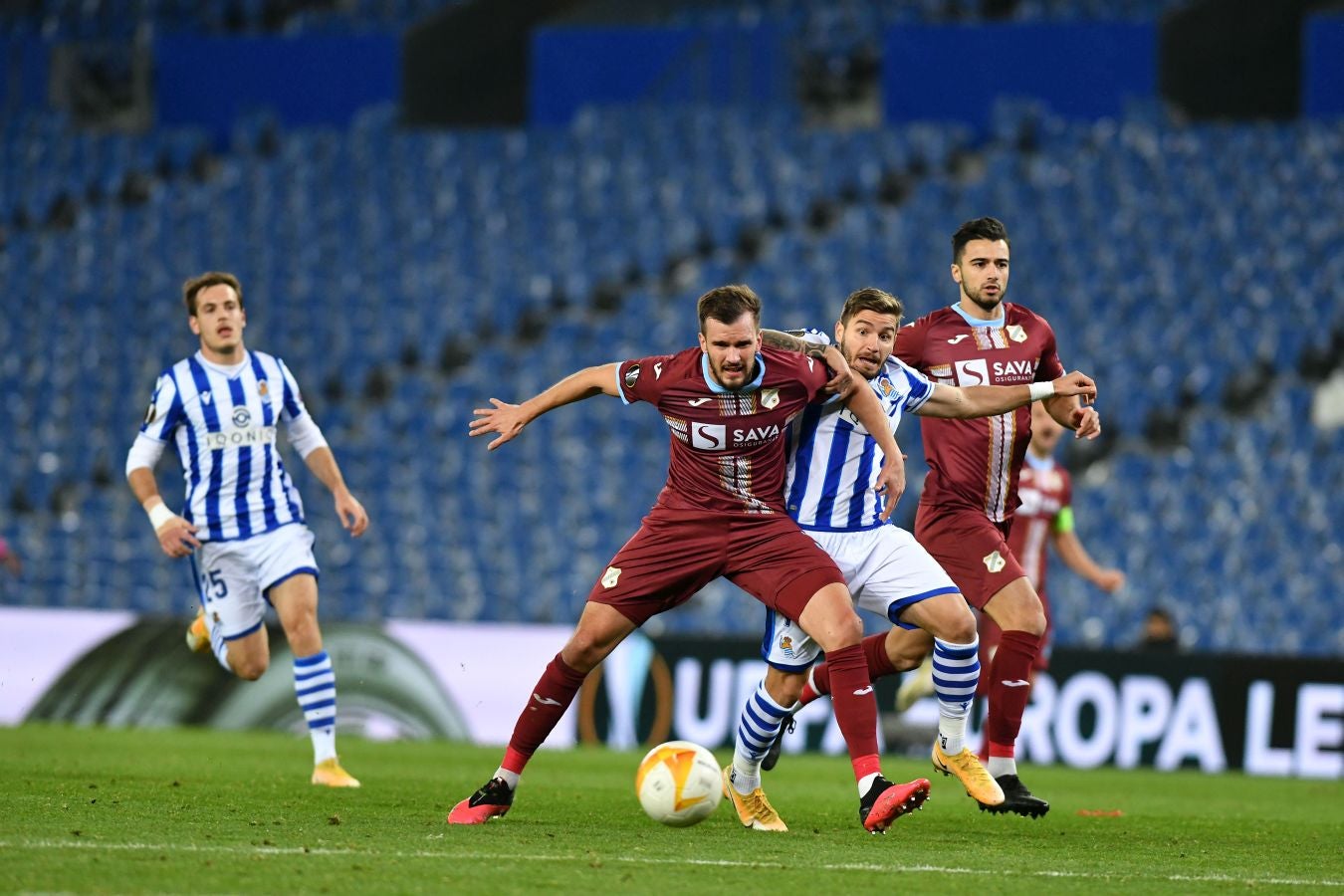La Real Sociedad busca una victoria ante el colista del grupo F que le permita lograr la clasificación a la siguiente ronda de la Europa League.