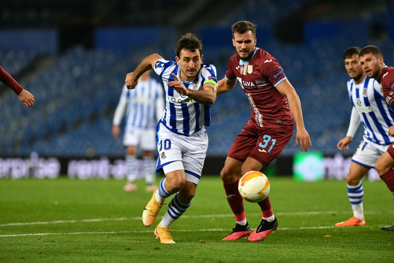 La Real Sociedad busca una victoria ante el colista del grupo F que le permita lograr la clasificación a la siguiente ronda de la Europa League.