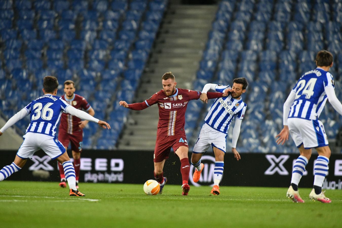 La Real Sociedad busca una victoria ante el colista del grupo F que le permita lograr la clasificación a la siguiente ronda de la Europa League.