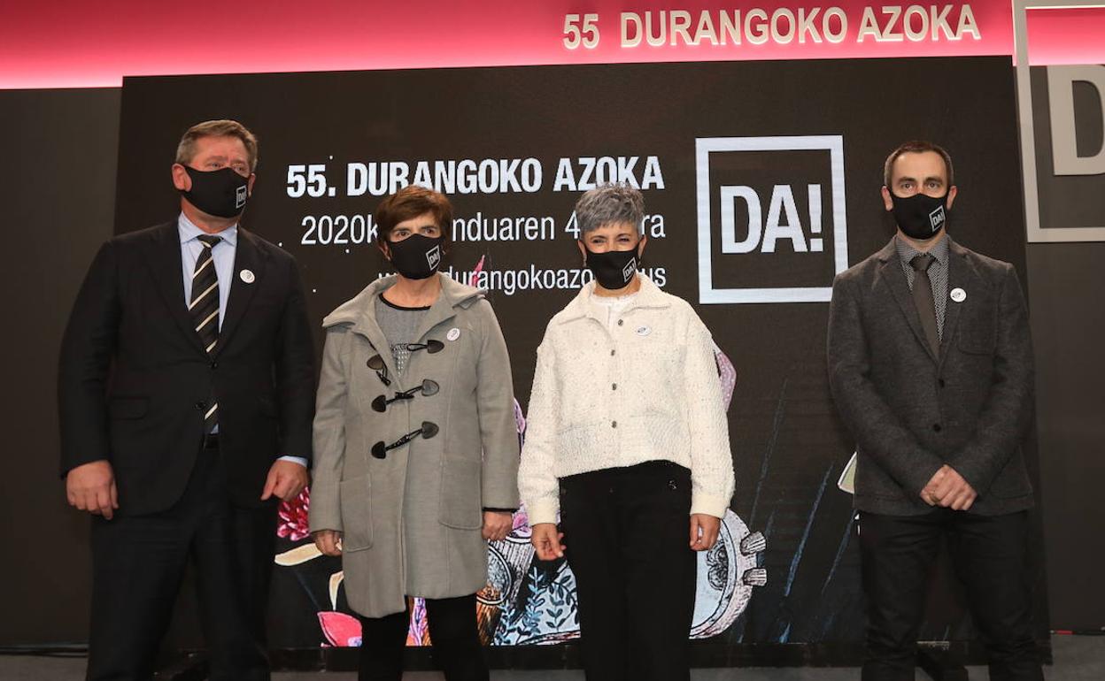 Bingen Zupiria, Inma Garrastatxu, Nerea Mujika eta Xabier Arauzo. 