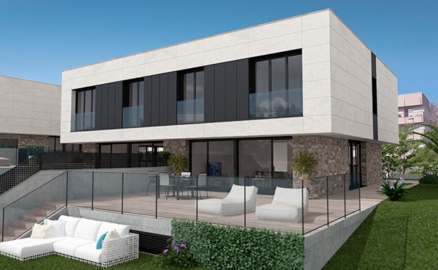 Los espacios exteriores (terrazas y jardín) tienen más de 200 metros cuadrados.