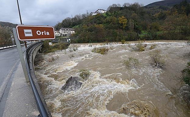 Río Oria a su paso por Anoeta.