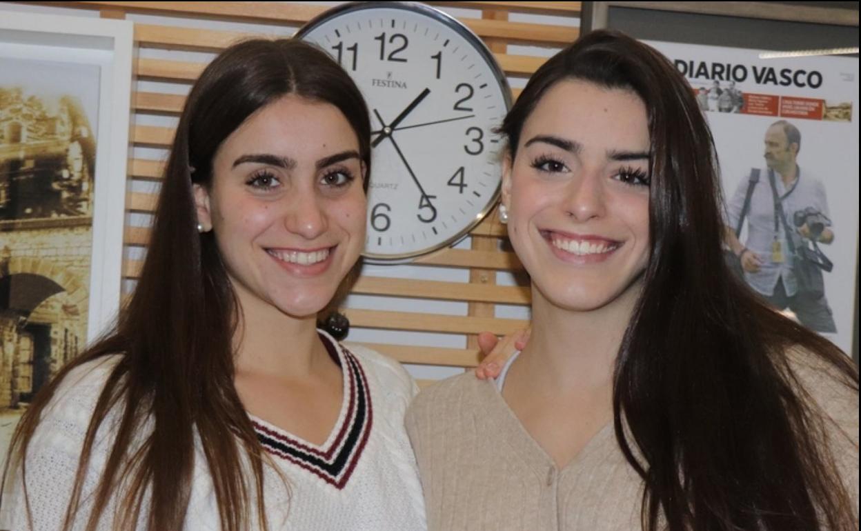 Las hermanas Leire y Ainhoa Martín están muy ilusionadas. 