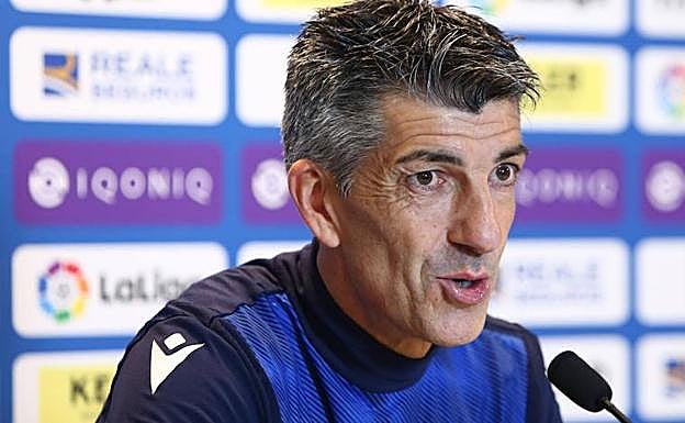 Real Sociedad-Atletico de Madrid:Imanol: «Hay que cortar la racha para plasmar todo lo bueno que está haciendo el equipo»