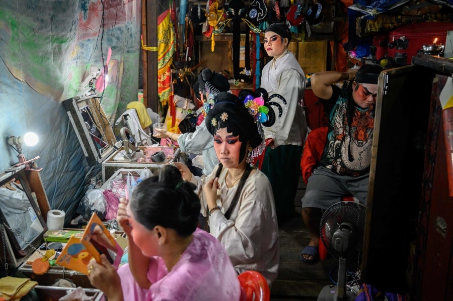 Fotos: Entre bambalinas de una ópera china