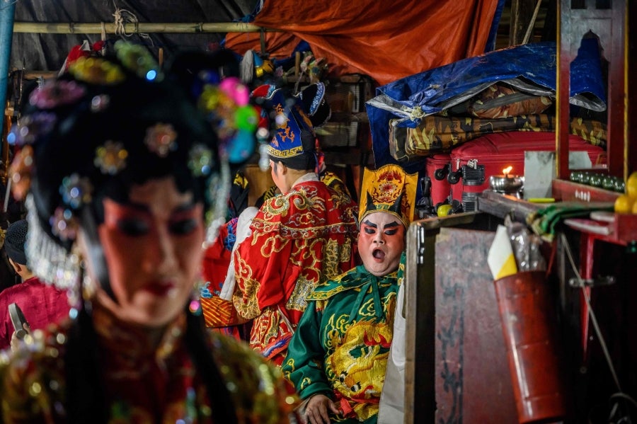 Fotos: Entre bambalinas de una ópera china