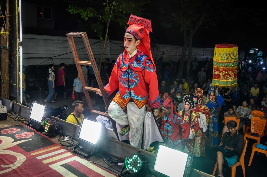 Fotos: Entre bambalinas de una ópera china