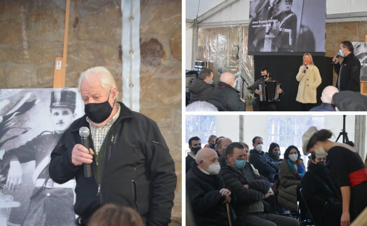 Jesus Bujanda fusilatua oroitu dute Olaberrian