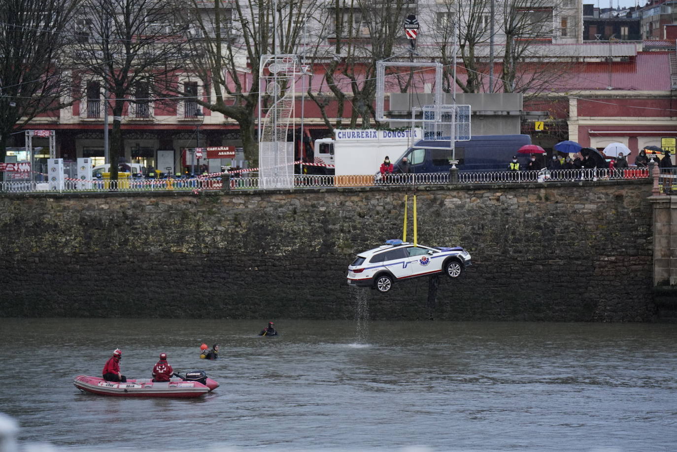 El otro agente que se encontraba en el vehículo en el momento del accidente ha sido trasladado al hospital 