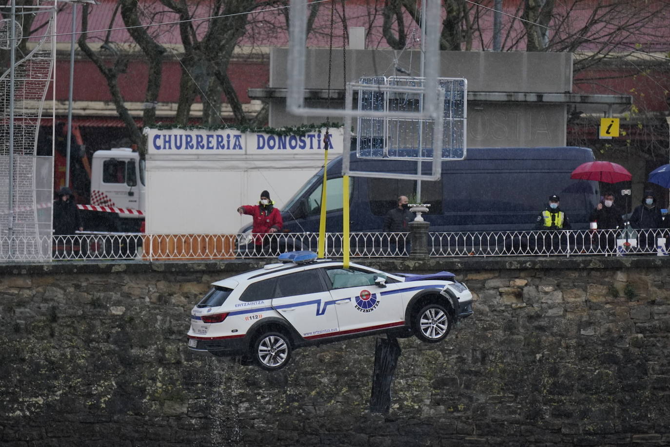 El otro agente que se encontraba en el vehículo en el momento del accidente ha sido trasladado al hospital 
