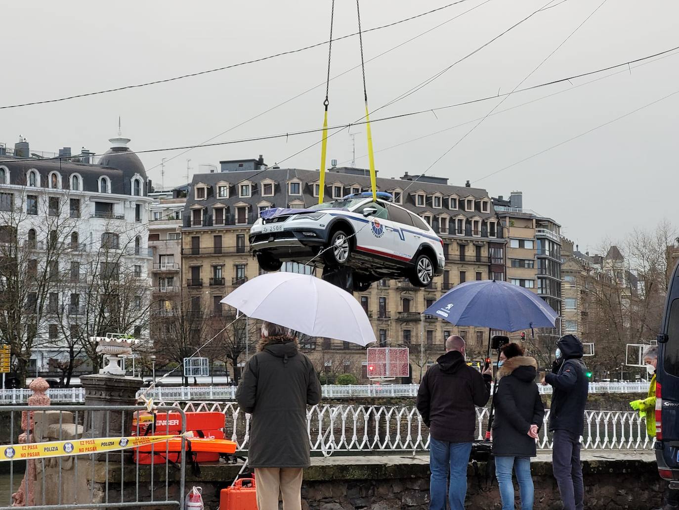 El otro agente que se encontraba en el vehículo en el momento del accidente ha sido trasladado al hospital 