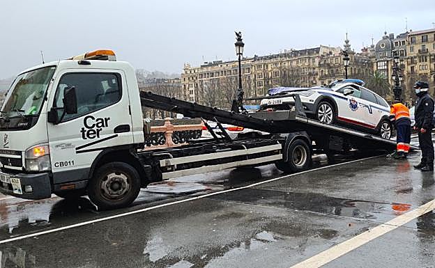 Sindicatos de la Ertzaintza se concentrarán en San Sebastián por el agente fallecido al caer al río con el coche patrulla