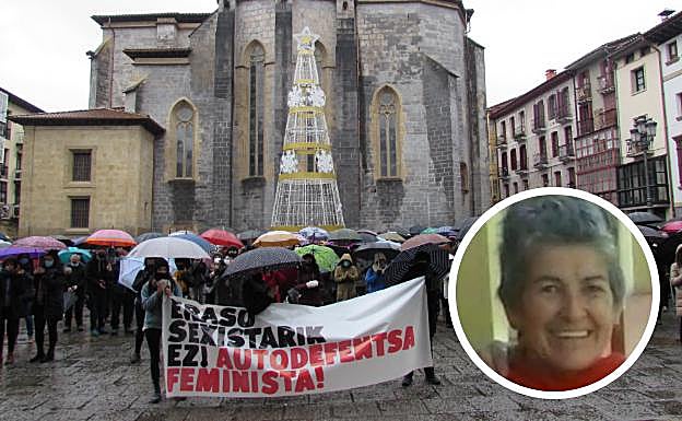 Arrasate se echa a la calle en repulsa por el asesinato de Mariam Ibarluzea en Canarias