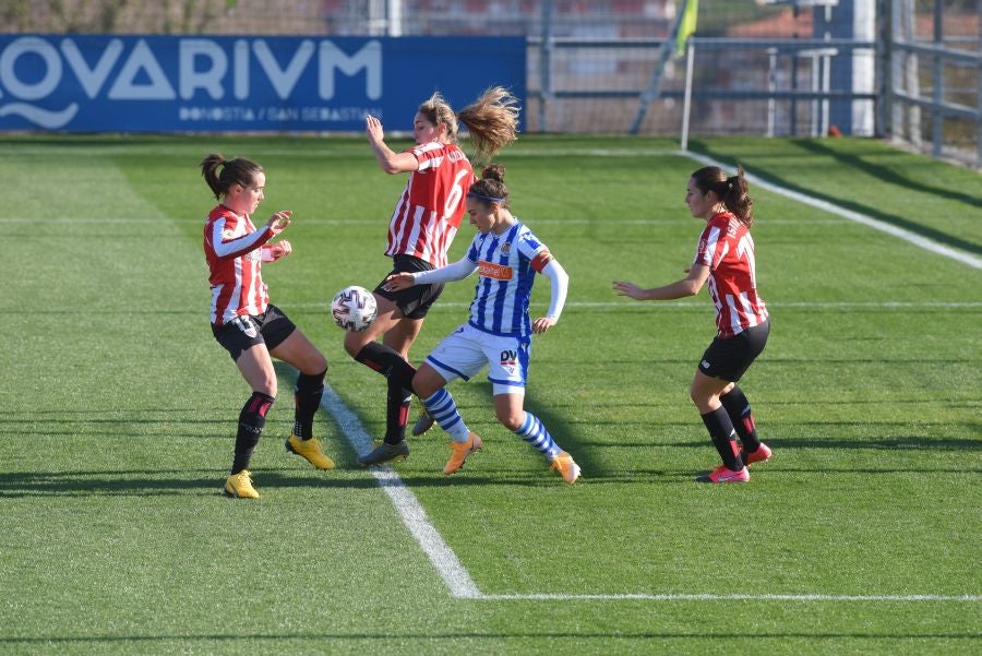 La Real Sociedad se lleva también el derbi femenino. 