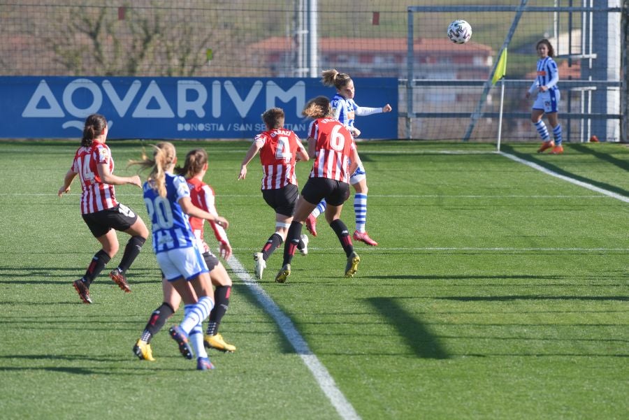 La Real Sociedad se lleva también el derbi femenino. 
