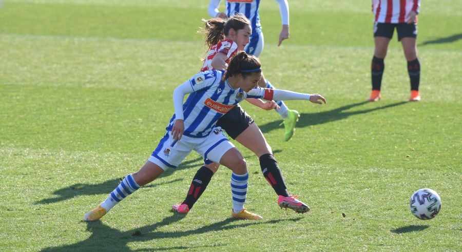 La Real Sociedad se lleva también el derbi femenino. 