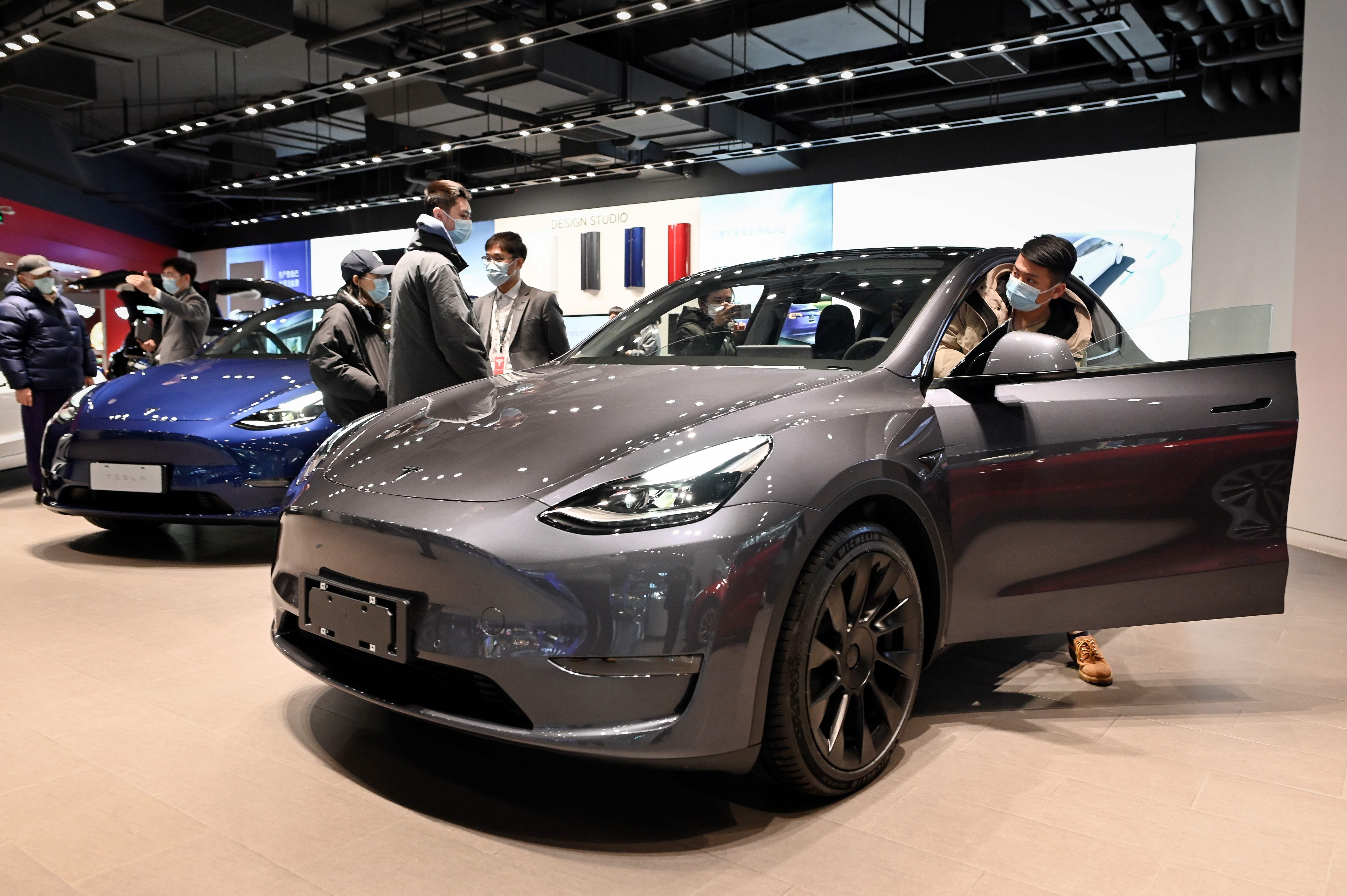 Fotos: Tesla presenta su nuevo modelo de coche en Pekín
