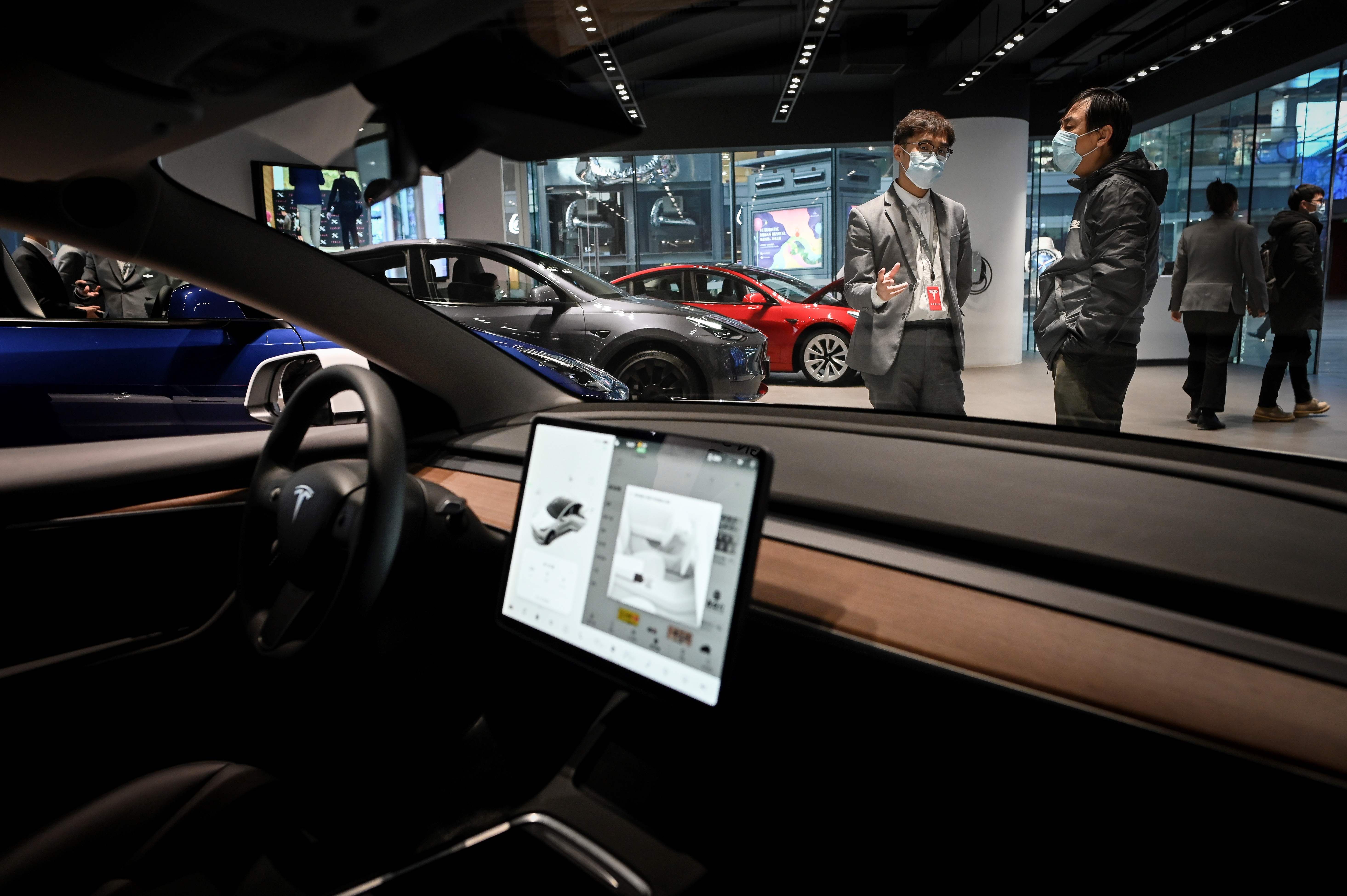 Fotos: Tesla presenta su nuevo modelo de coche en Pekín