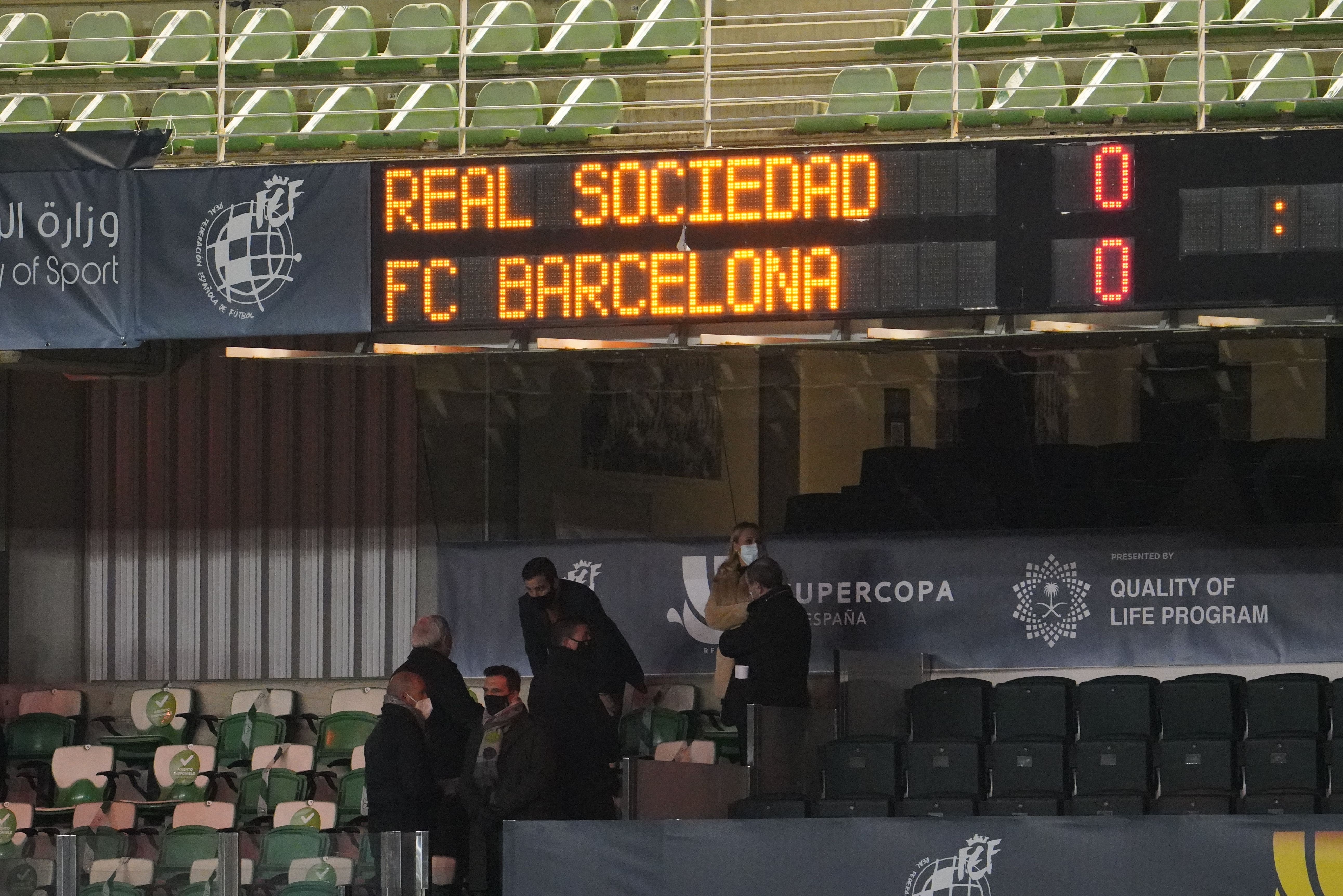 Fotod del Real Sociedad - Barcelona de Supercopa