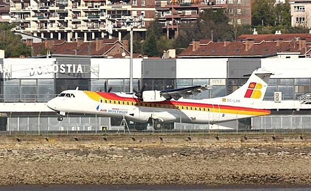 Siete días seguidos sin vuelos regulares en el aeropuerto de Hondarribia