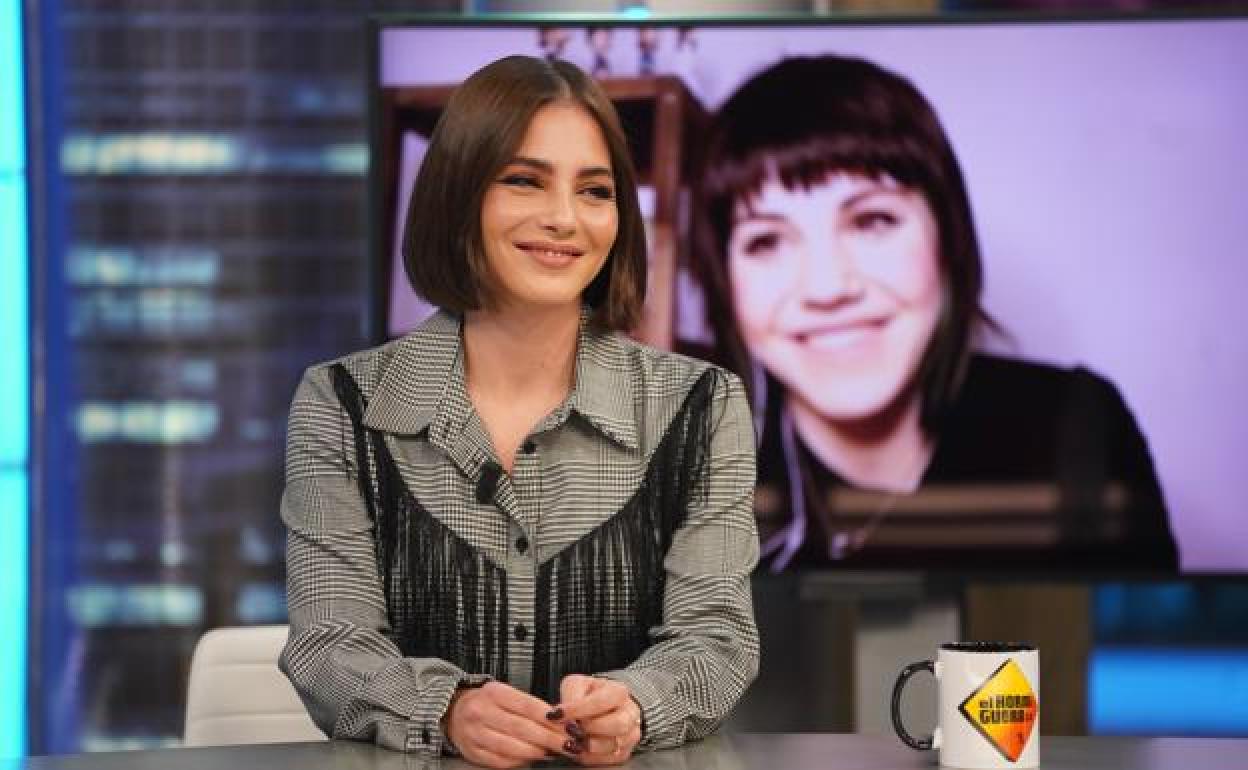 Andrea Duro y Angi Fernández, por videoconferencia, en 'El Hormiguero'. 