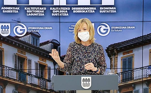 Imagen de archivo de la portavoz foral, Eider Mendoza
