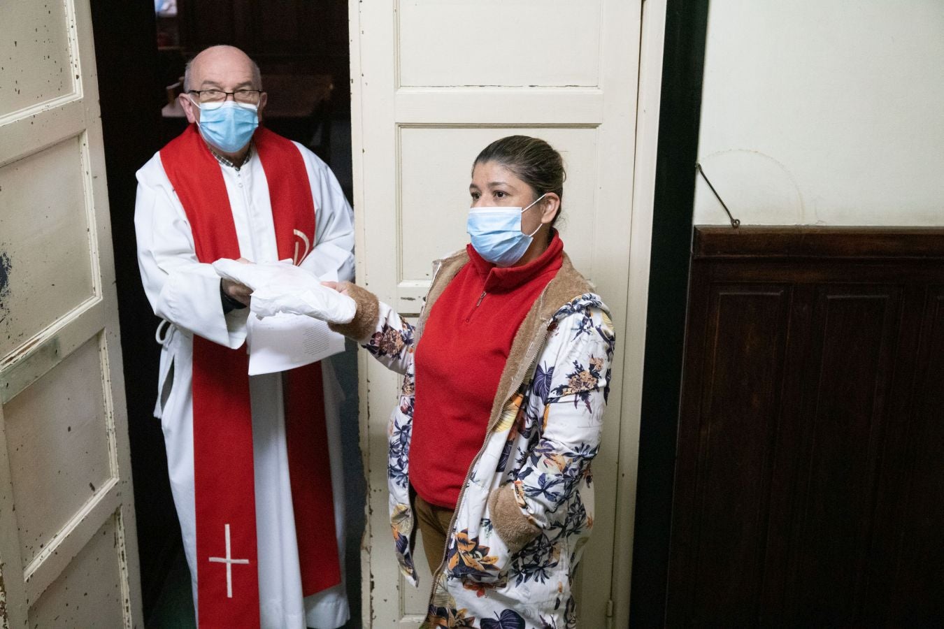 Fotos: Bendición anticovid de las tortas de San Blas