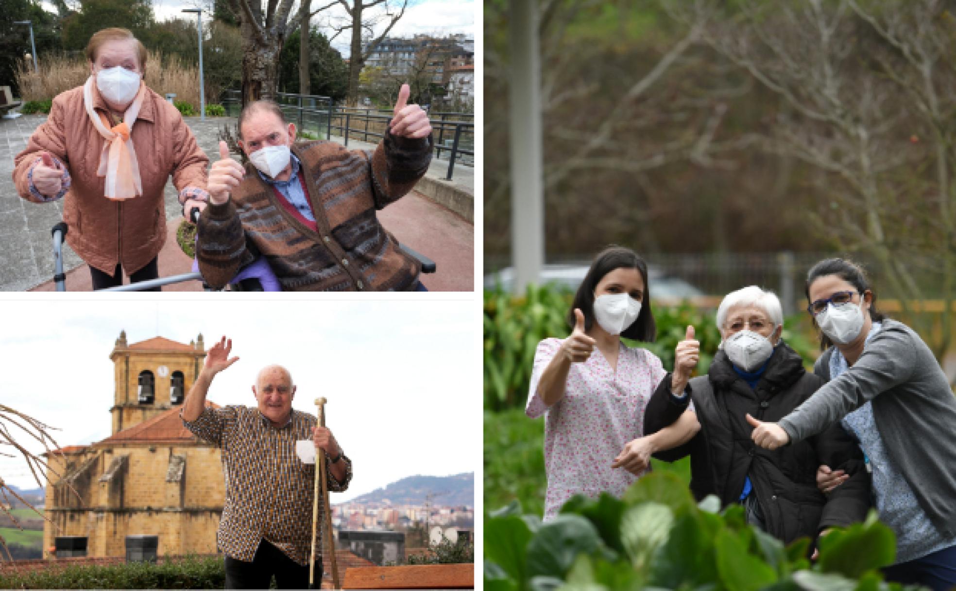 Coronavirus en Gipuzkoa: «Los mayores todavía tenemos mucha guerra que dar y muchas personas que abrazar»