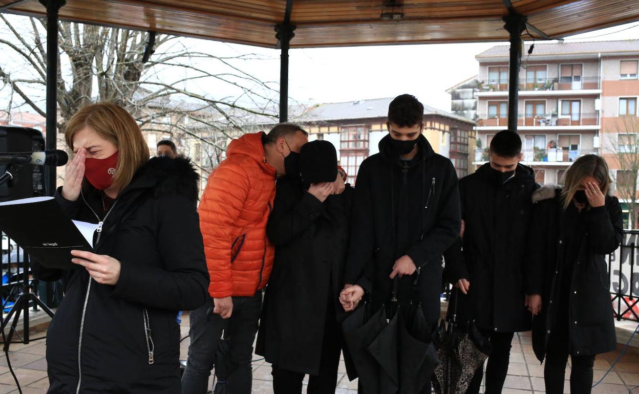 Los familiares de Joaquín Beltrán no pudieron contener ayer la emoción. 