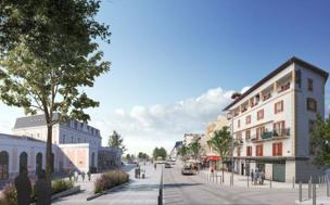 El entorno de la estación de Hendaya