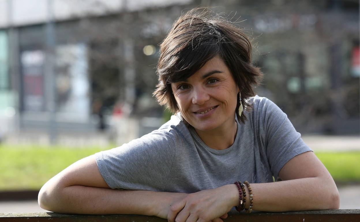 Anne Etchegoyen, ayer en San Sebastián, a pocos días de su primer concierto del año. lusa