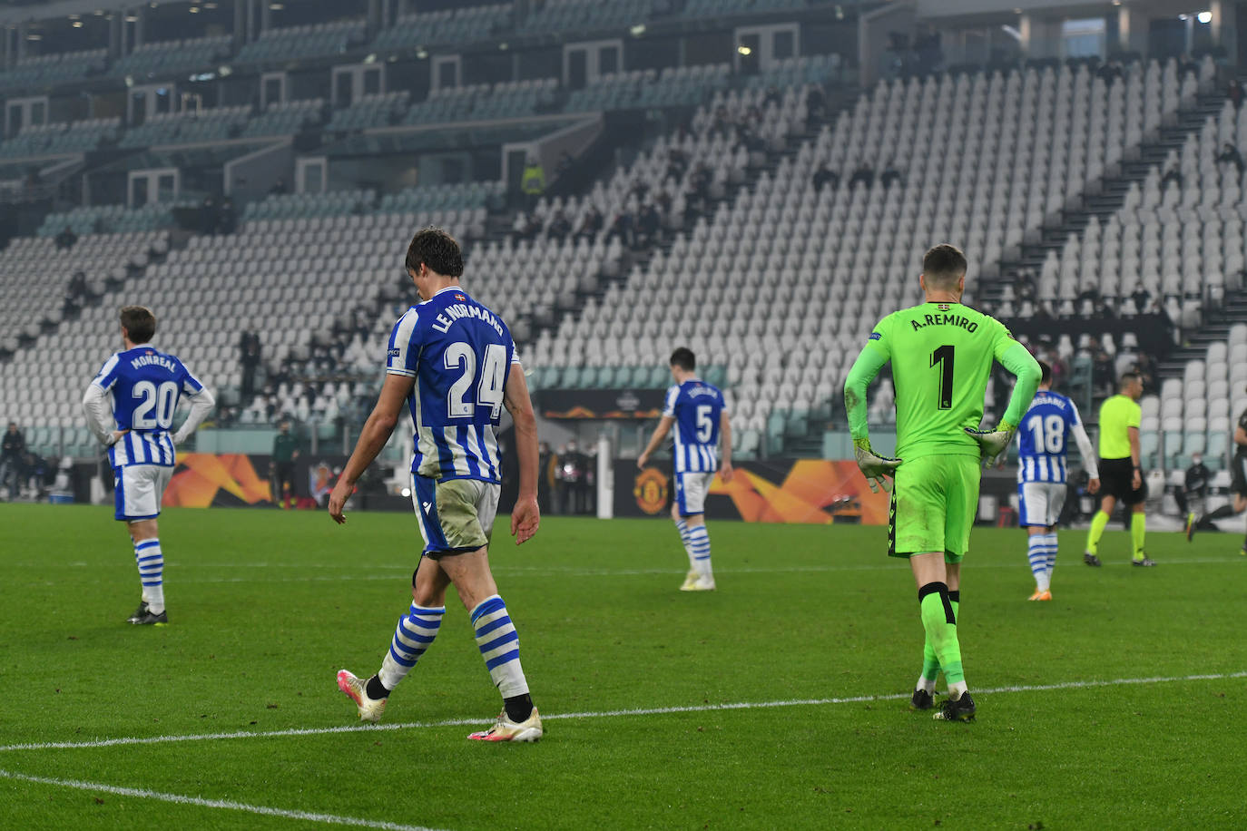 Imágenes del Real Sociedad - Manchester United