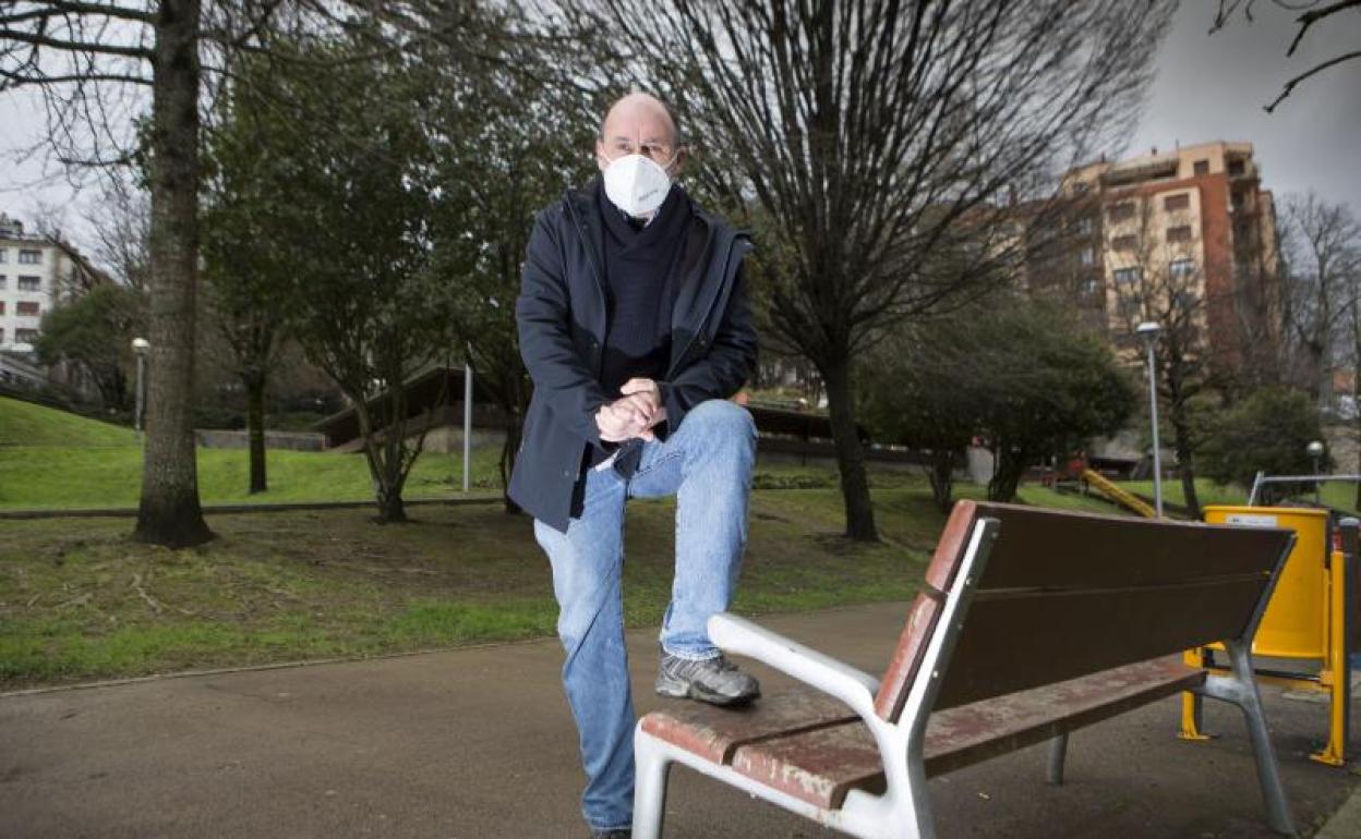 Josean Belzunce conoce al detalle la zona rural de Irun, que representa el 75% del término municipal. 