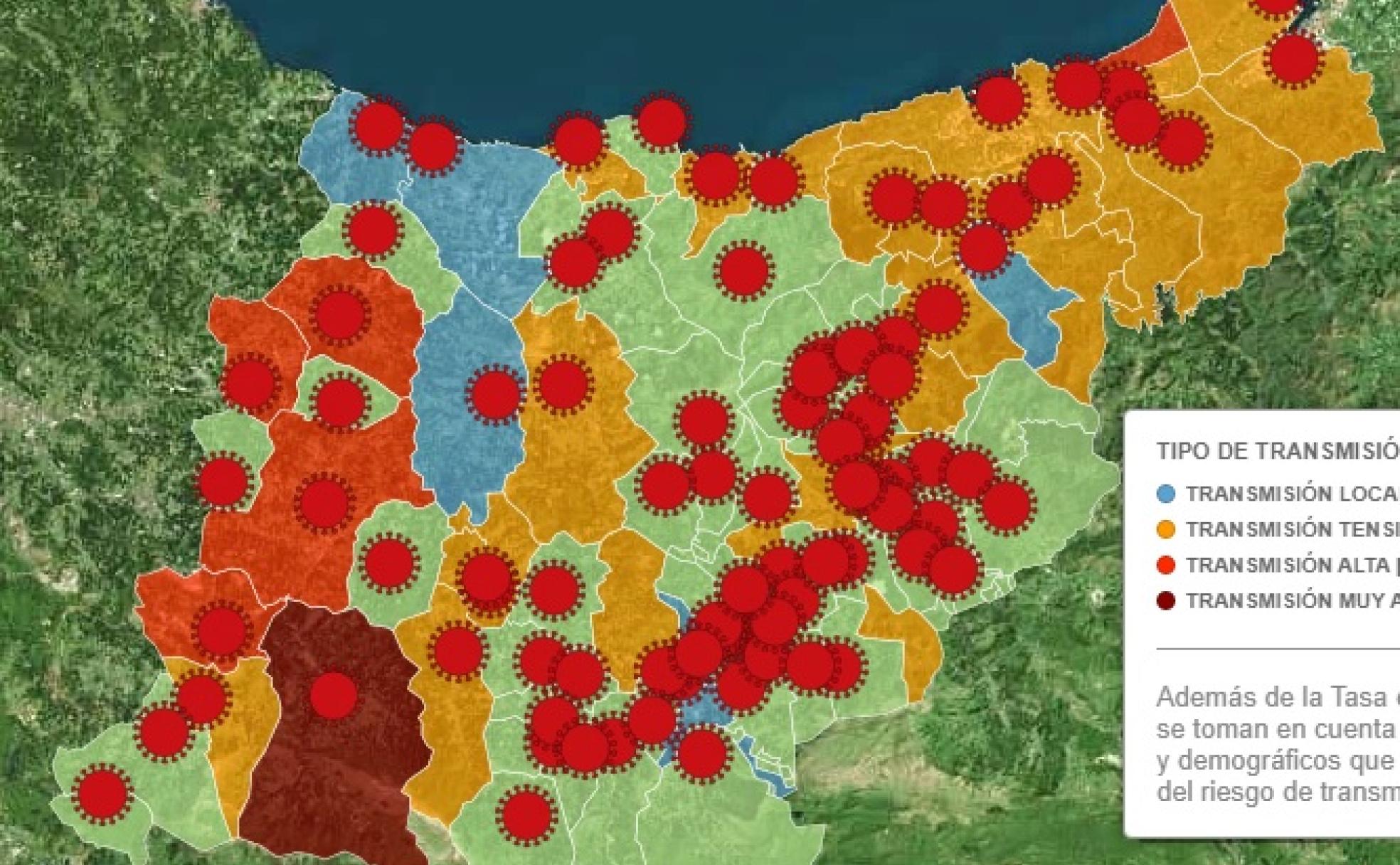 Coronavirus: Azkoitia se une a los municipios en verde y Gipuzkoa continúa con una tasa de incidencia a la baja