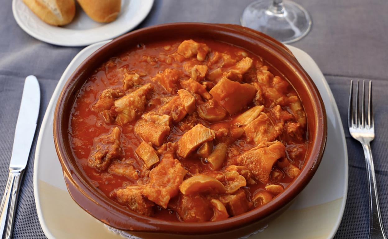 Receta de callos de buey de Xabier Zabaleta