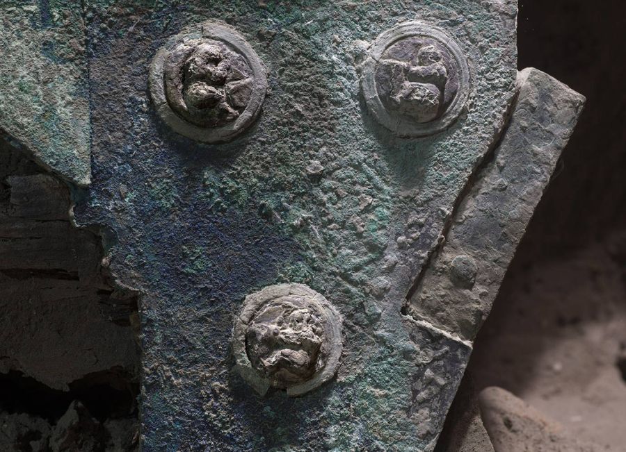 El parque arqueológico de Pompeya ha anunciado el descubrimiento de un gran carro para ceremonias, encontrado en excelente estado, a sólo unos cientos de metros al norte del famoso sitio cultural italiano.