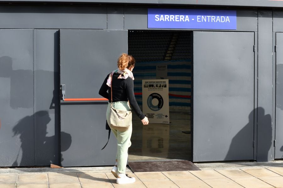 Illunbe abre como primer 'vacunódromo' de Euskadi.