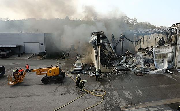 Galería. Las imágenes del incendio.