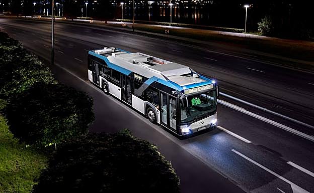 Solaria Urbino 12 eléctrico. 