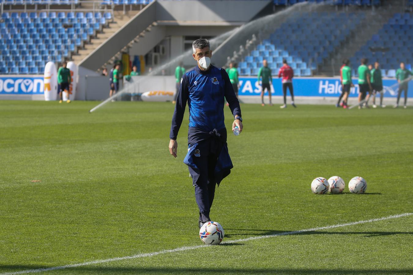 El lateral zurdo es duda para el partido del domingo, aunque todavía no está descartado. 