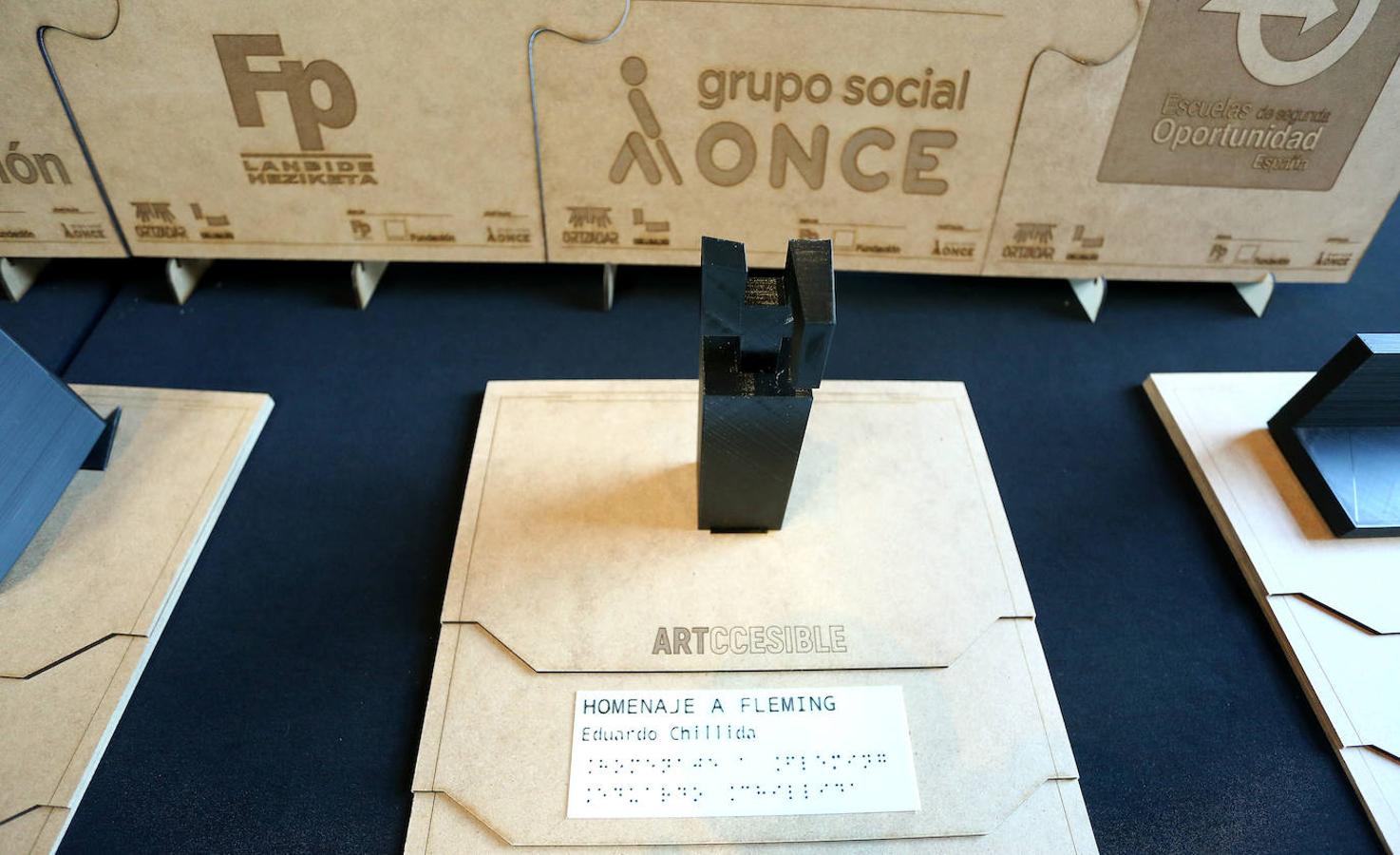 Una original iniciativa basada «en la empatía y la innovación» aúna a los estudiantes de formación profesional de Ortzadar, la ONCE, Chillida Leku y la Fundación Orange. 