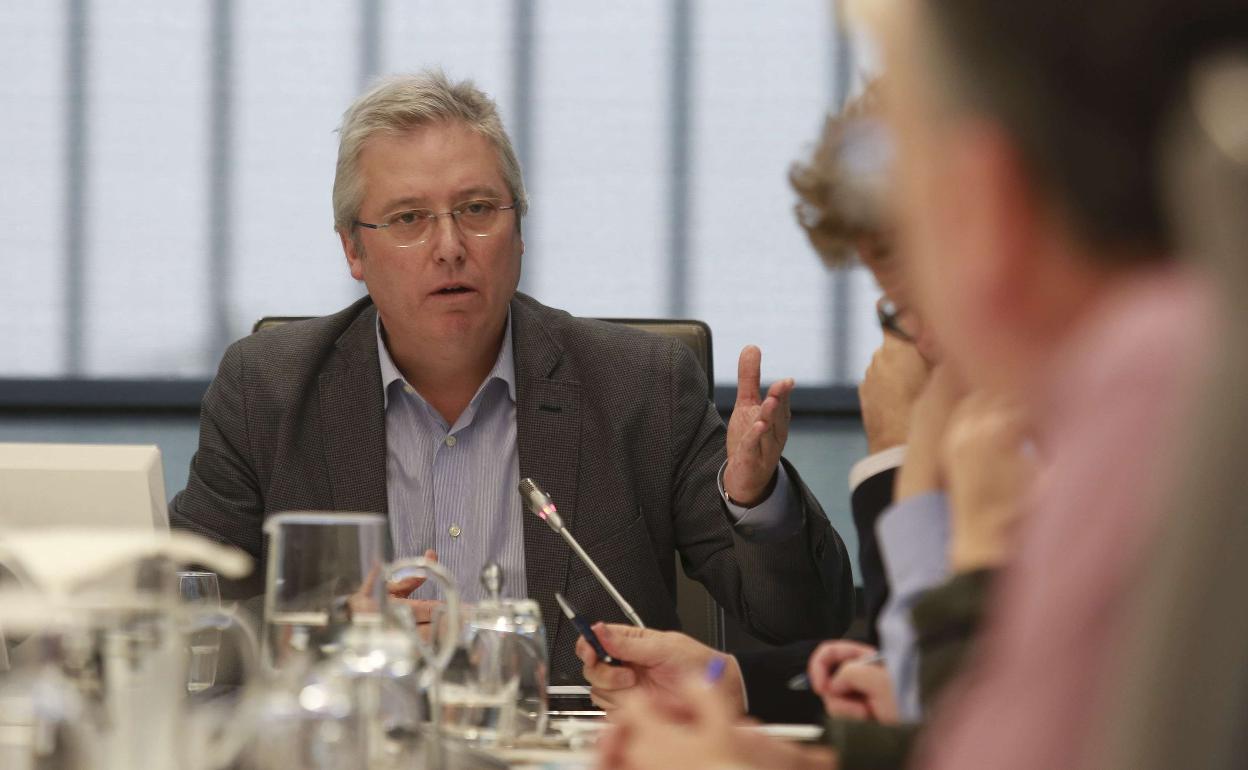 José Ignacio Asensio, en una comparecencia anterior en Juntas Generales. 