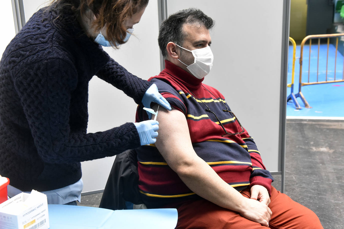 Desde este mediodía las vacunas se suministrarán en este espacio. 