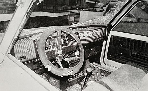 Coche del guardia civil Antonio 