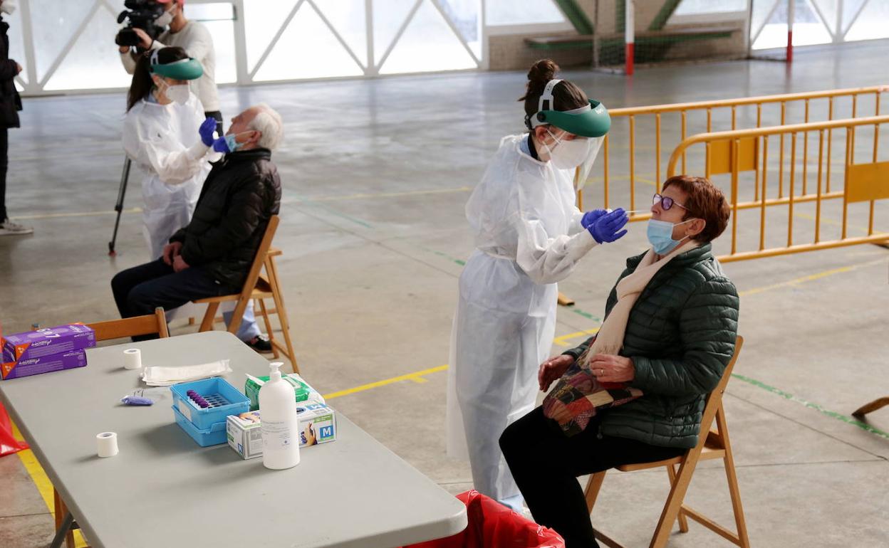 Cribado realizado a comienzos de marzo en Legorreta.