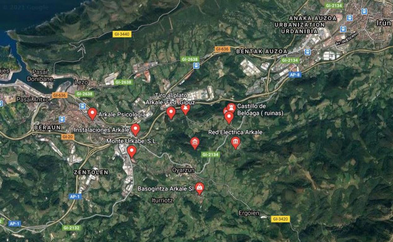 Herido grave un niño de 9 años al caerse de un árbol en Oiartzun