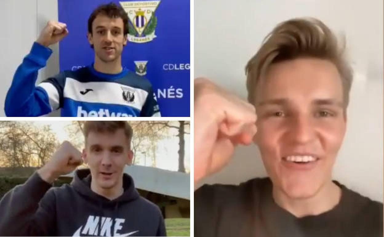 Final de Copa: Martin Odegaard, Rubén Pardo y Diego Llorente apoyan a la Real Sociedad