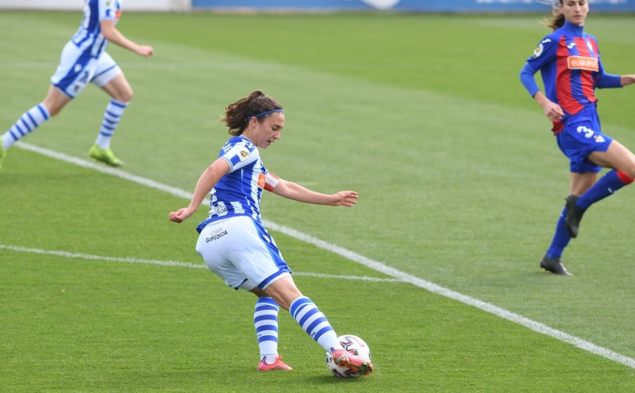 Las azulgranas han frenado la buena racha de las txuri-urdin este mediodía en Zubieta.