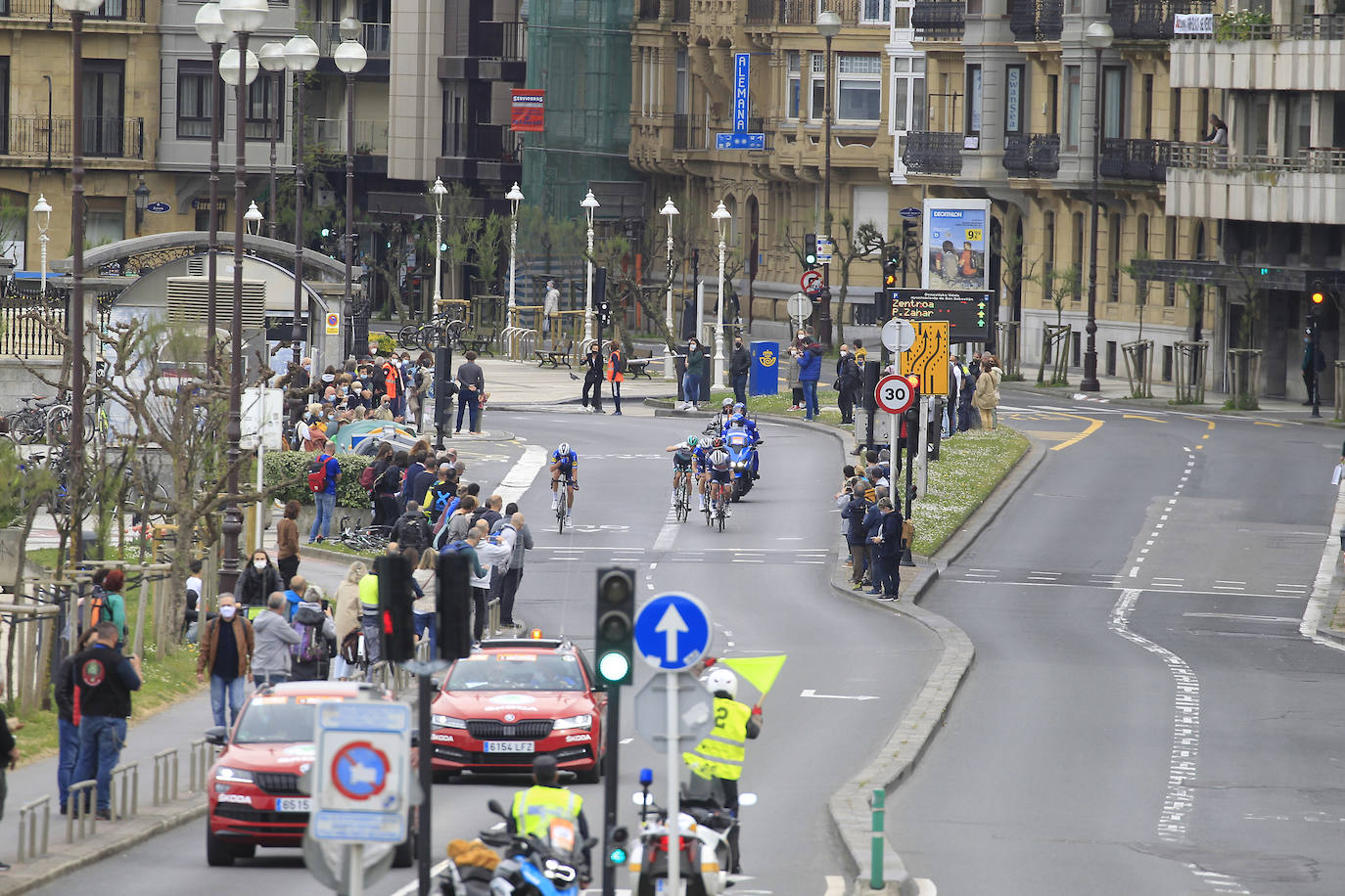 El recorrido entre Hondarribia y Ondarroa podría permitir la primera llegada al sprint de la carrera. 