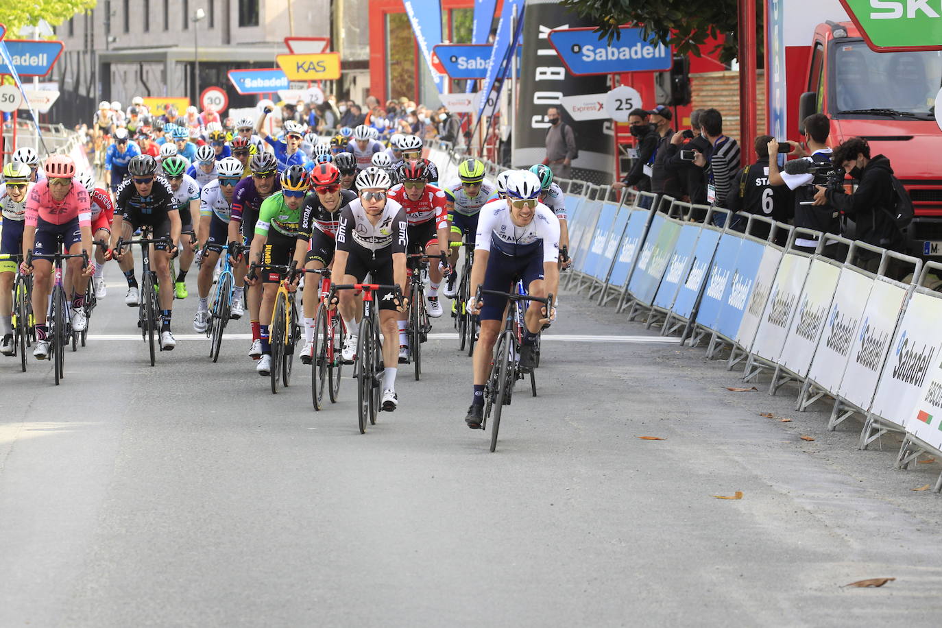 El recorrido entre Hondarribia y Ondarroa podría permitir la primera llegada al sprint de la carrera. 
